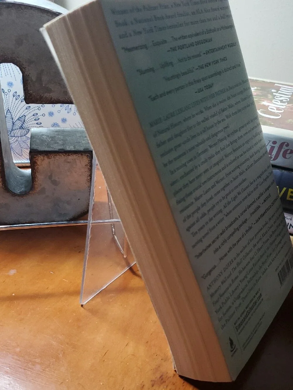 All the Light We Cannot See - Blue Paperback Novel by
